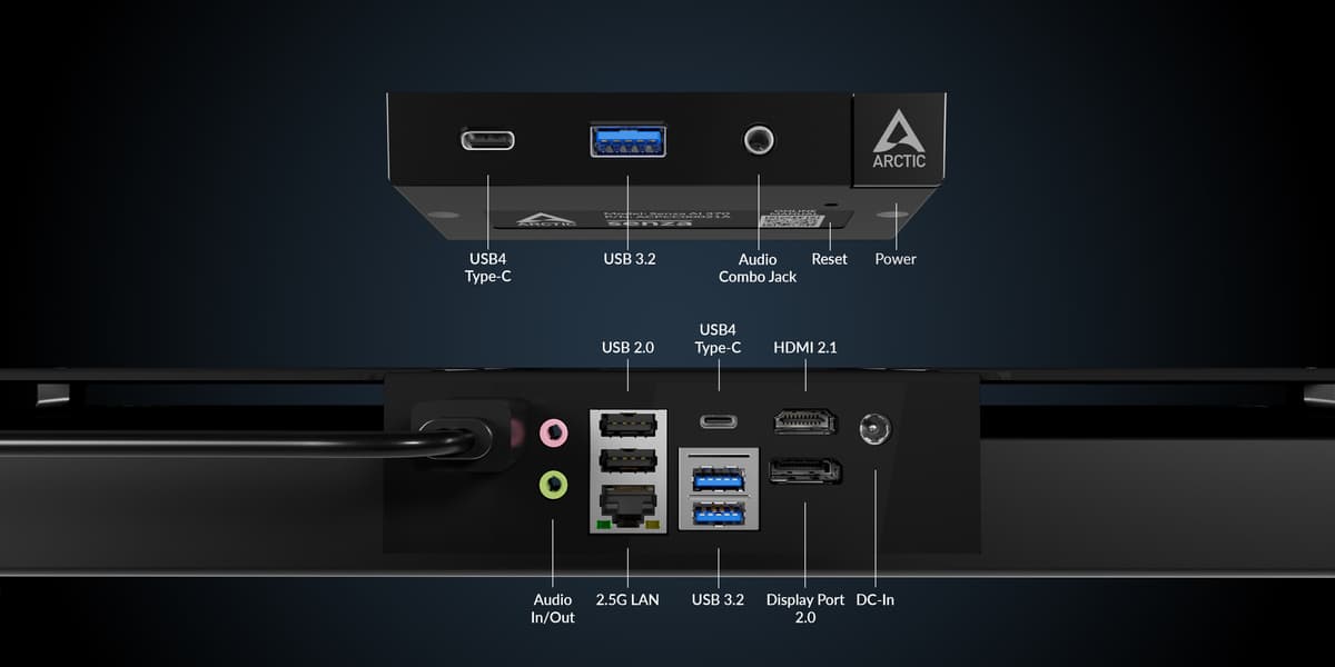 Представлен бесшумный подстольный ПК Arctic Senez A1 370 на базе 12-ядерного Ryzen AI 9 HX 370 - 2